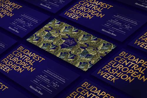 Budapest Central European Fashion Week identity